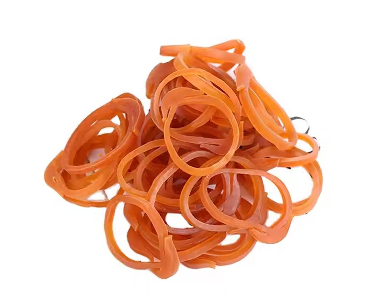 Durable Special Shape Anchor Brown Rubber Band Elastic Band and Hook Type Rubber Band