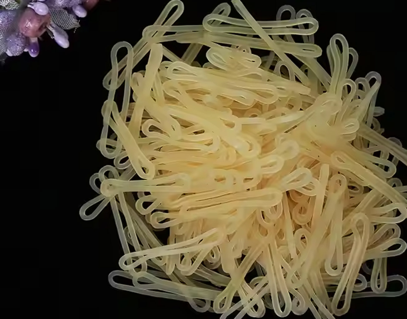Latex Ring 40 mm Rubber Band for Collection,special Financial Resistance Is Not Easy to Break Wholesale Rubber Ring Set