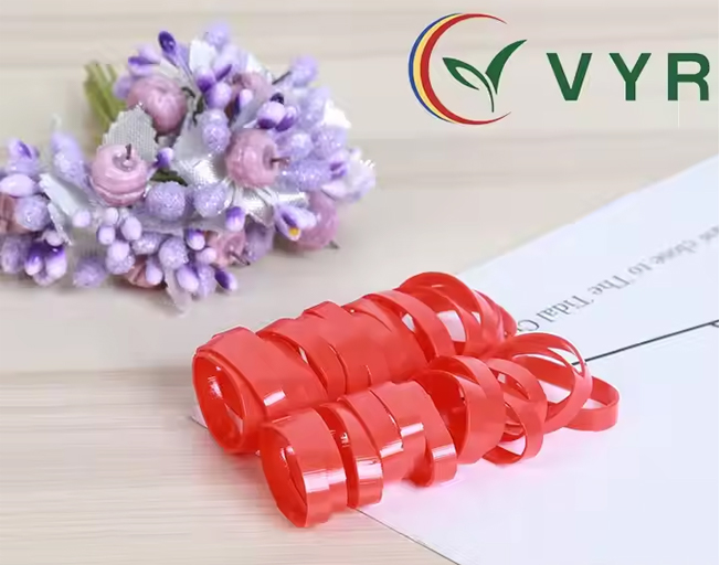 Custom Wholesale 4044 Wide Red Elastic Rubber Bands, Kids Rubber TPU Elastic Hairbands or Any Use