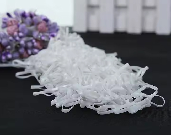 High elastic quality white TPU rubber band suitable for kids and girls hair accessories or any purpose