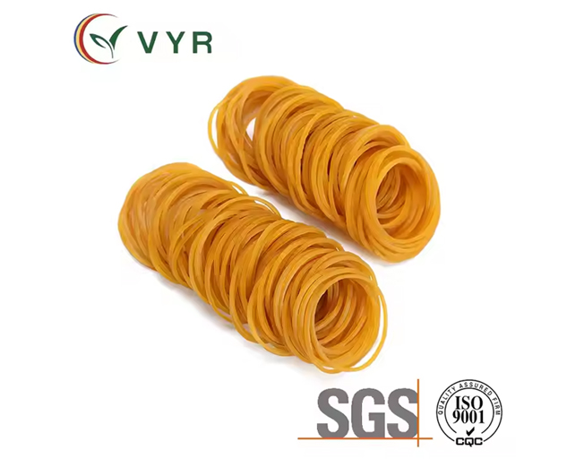 High Quality Environmental 1.5 Inches in Diameter Elastic Rubber Bandand Natural Yellow Rubber Bands