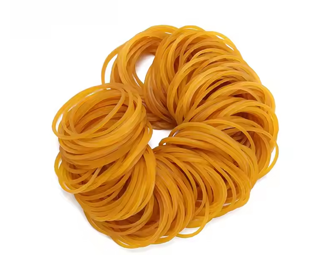High Quality Environmental 1.5 Inches in Diameter Elastic Rubber Bandand Natural Yellow Rubber Bands