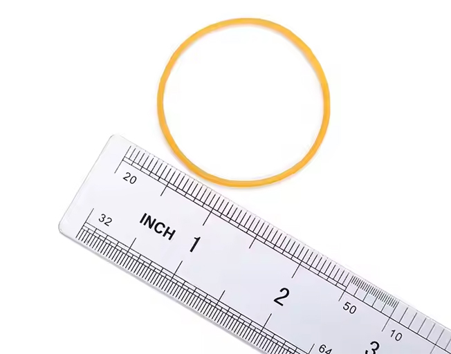 High Quality Environmental 1.5 Inches in Diameter Elastic Rubber Bandand Natural Yellow Rubber Bands