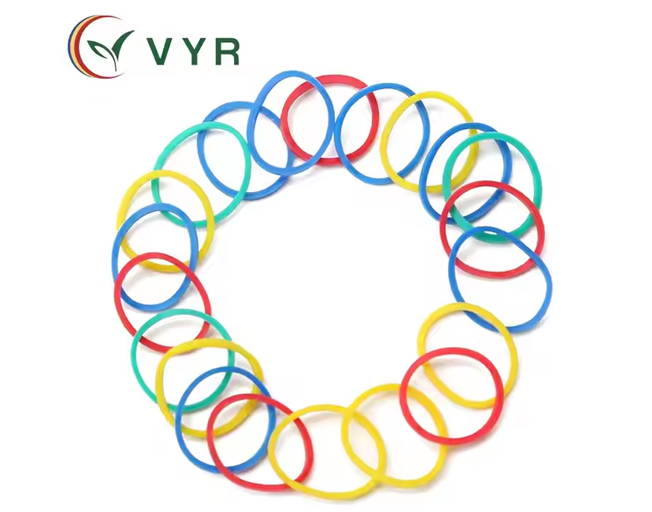 Small Colored Rubber Band and Tpr Hair Band for Girl Decorative Rainbow Hand Bracelet Hair Band for Girl