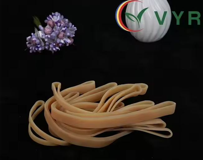 Wholesale Natural Rubber Band Good Quality Flat Brown 25cm Long Latex Rubber Elastic Band