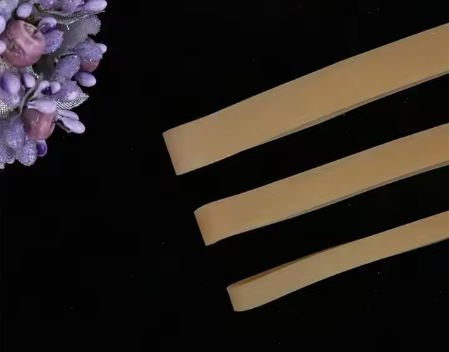 Wholesale Natural Rubber Band Good Quality Flat Brown 25cm Long Latex Rubber Elastic Band