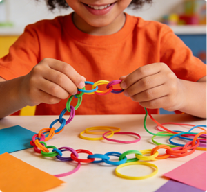 Common Uses of Rubber Bands in Children’s Education and DIY Activities
