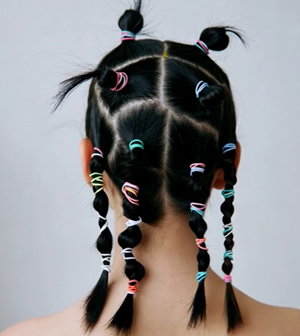 Cute Rubber Band Hairstyles for Baby Girls