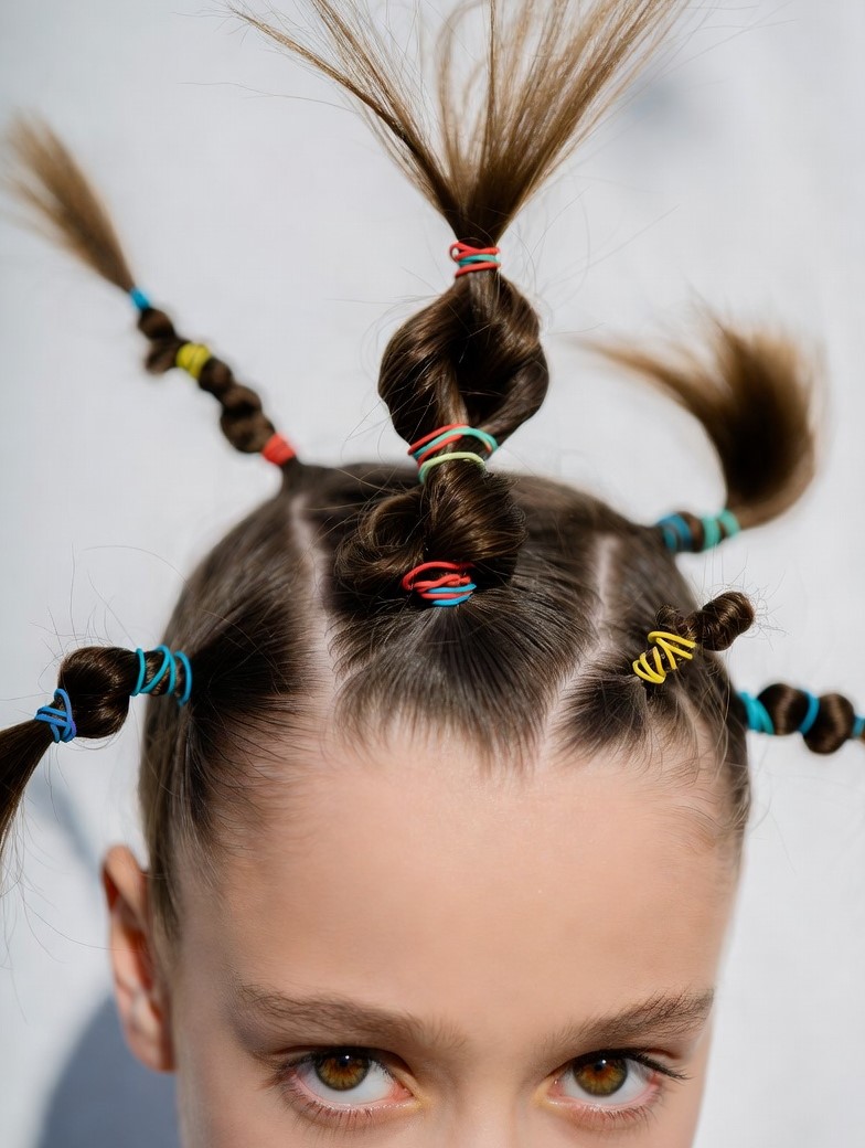Rubber Band Hairstyles for Girls