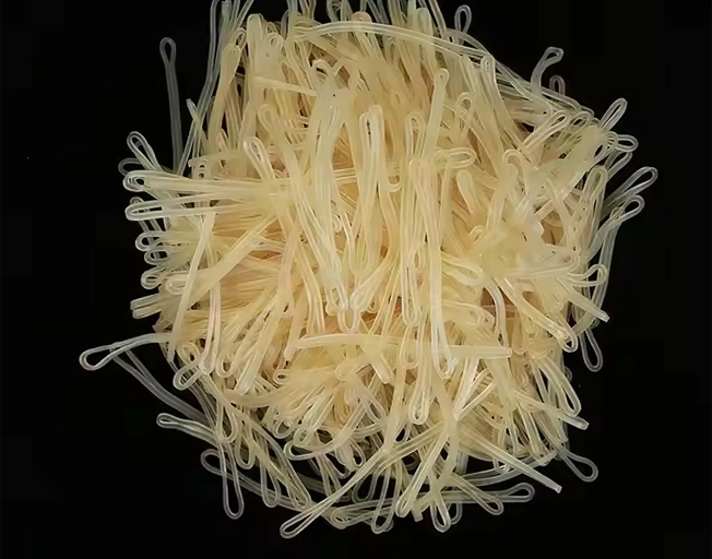 translucent wholesale rubber bands in bulk storage